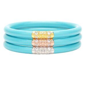 NWT Budhagirl All weather bangles budhagirl bracelets, size small, turquoise